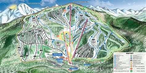 Ski sunlight - Trail map of the ski resort Sunlight Mountain, Trail map Sunlight Mountain Season 2023/2024. USA ...